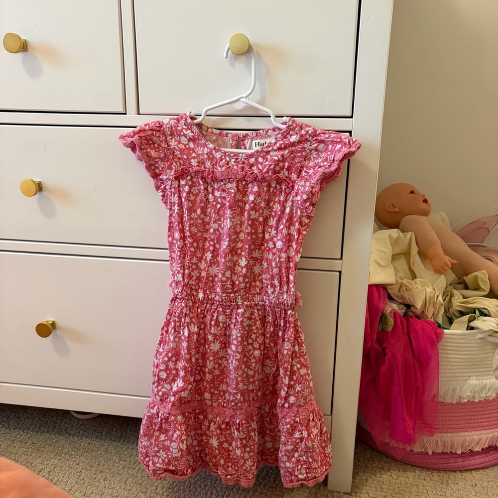 Hatley Girl’s Pink Floral Dress Size 5